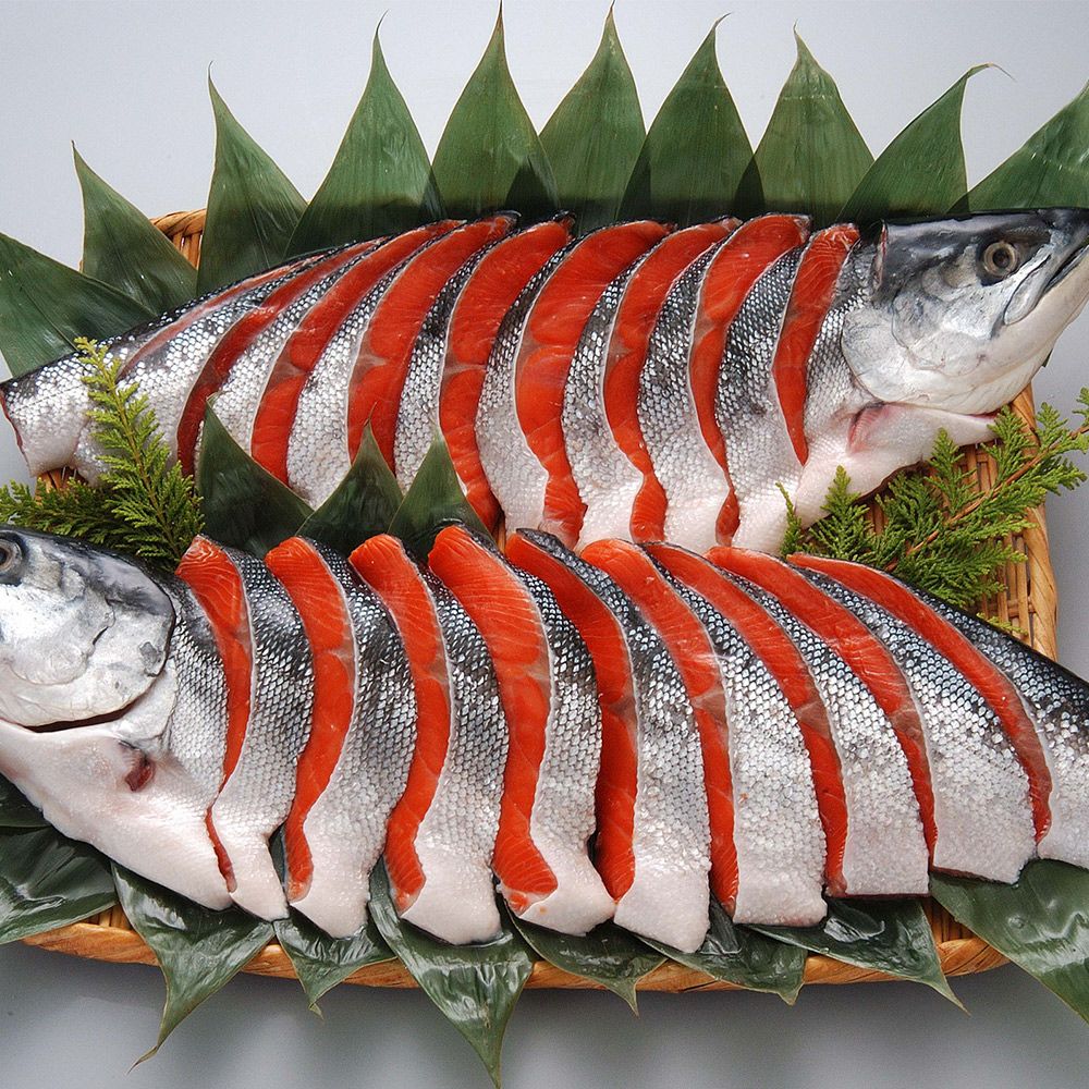 ホタテと紅鮭切身のセット（ほたて500g+紅鮭切身10切） 商品画像 10