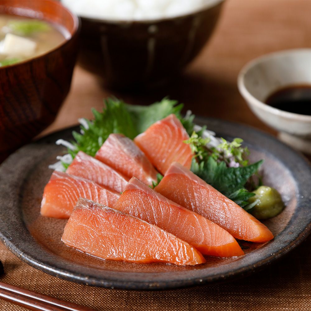 銀さし造り（鮭お刺身用フィレ）130g