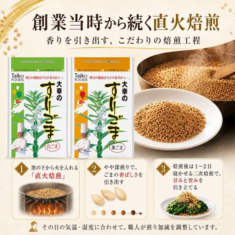 大幸食品 大幸のすりごま 白ごま 1袋 60g 商品画像 3