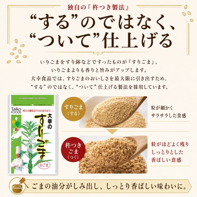大幸食品 大幸のすりごま 白ごま 1袋 60g 商品画像 4