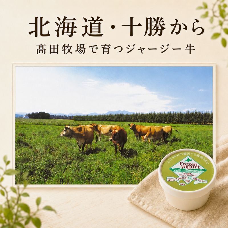 北海道・十勝フローズンヨーグルト（はっ酵乳）100ml×10個セット